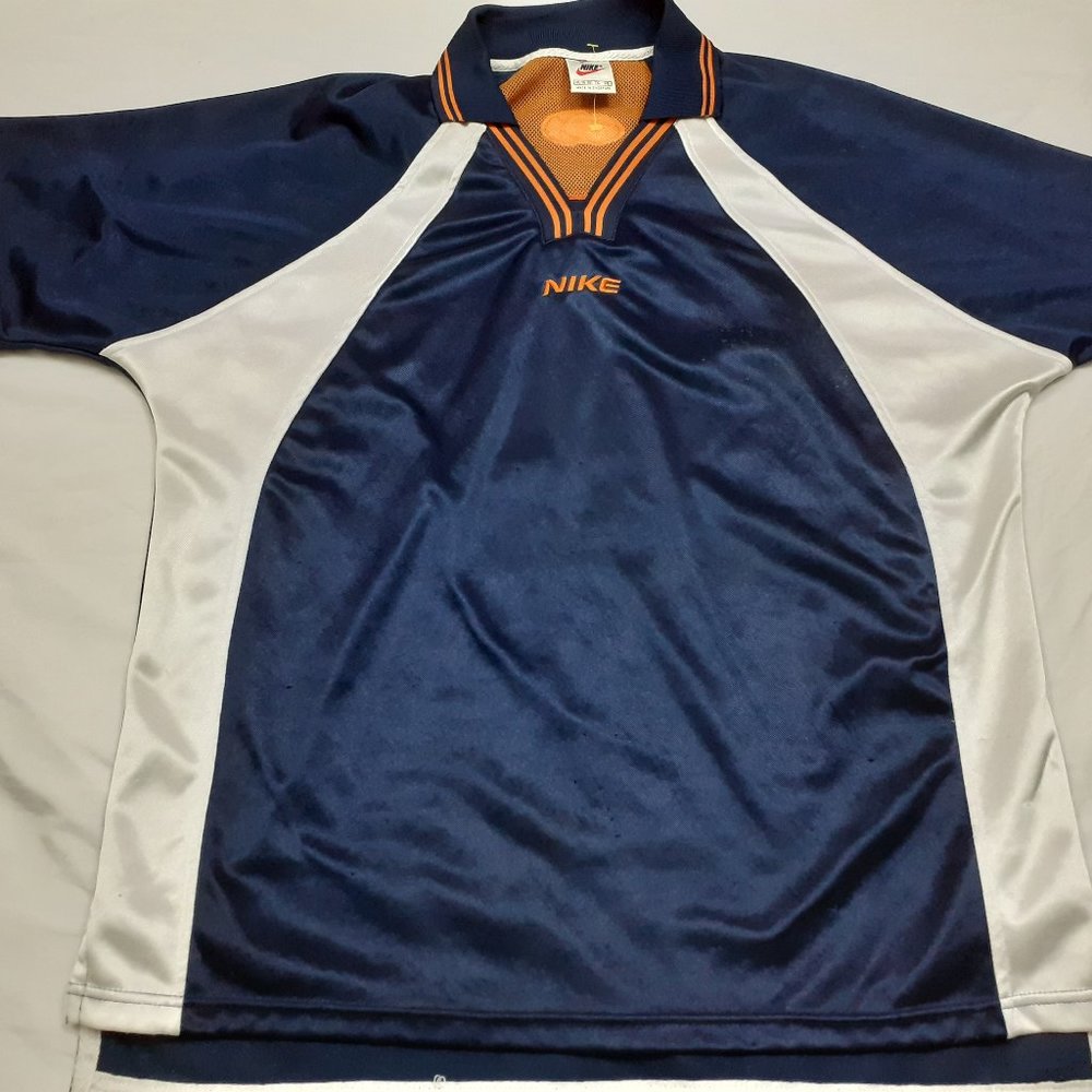 Vtg 90s Nike Basketball Warm Up Shooting Jersey